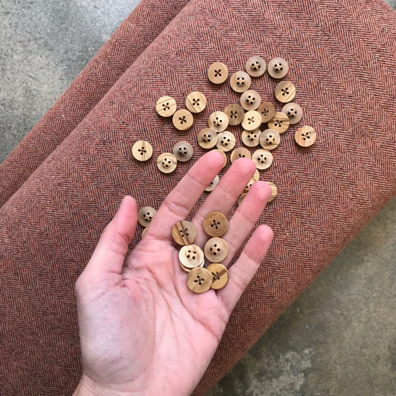 Wooden Buttons 002 - Image 3