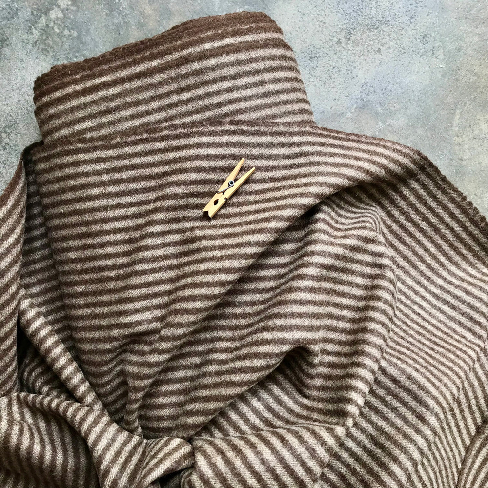 Burel thick fulled wool fabric - Image 5