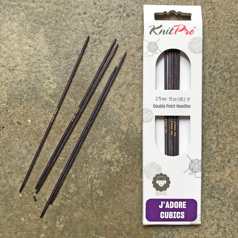 KnitPro JāADORE Cubics double pointed needles