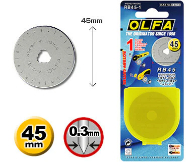 OLFA Circular blade for rotary cutter - Image 2