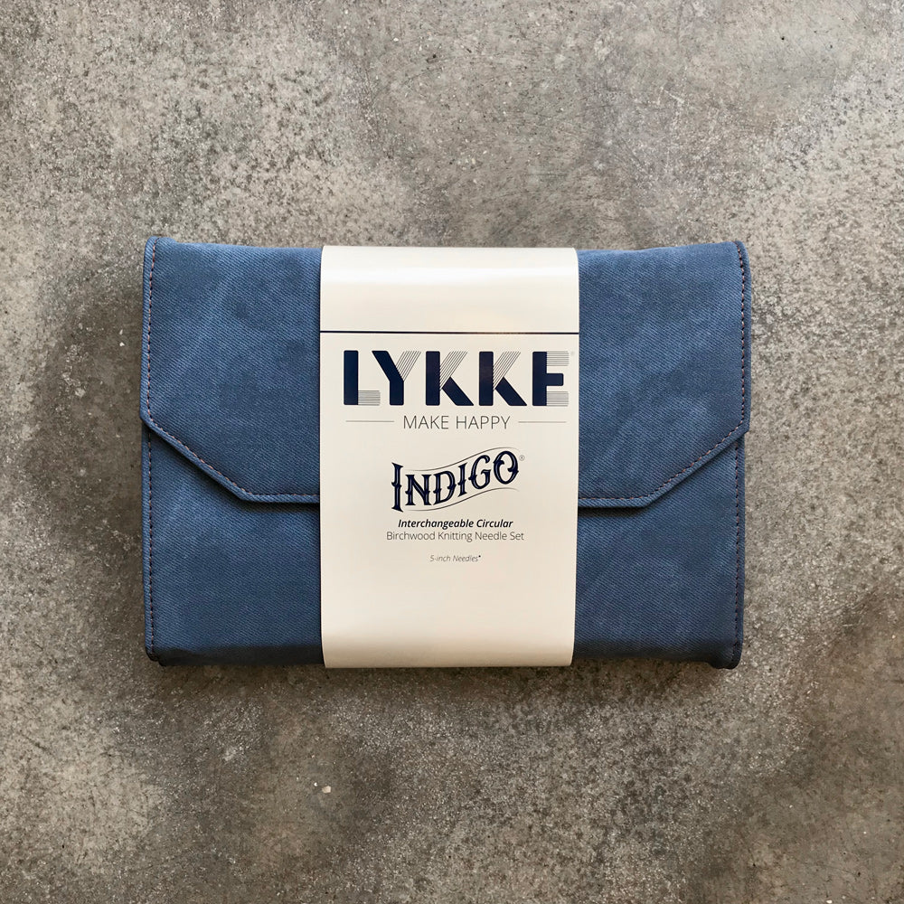 Lykke Indigo 5" interchangeable circular knitting needle set