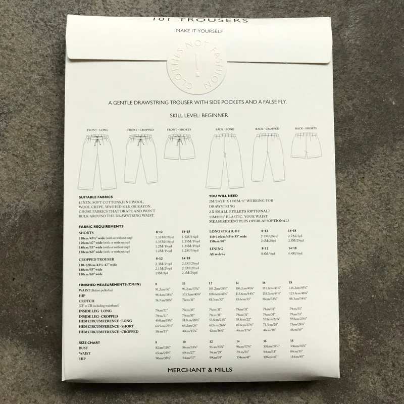 Merchant & Mills 101 Trouser - Image 2