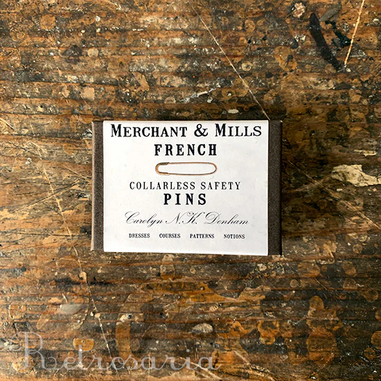 Merchant & Mills nickel French safety pins - Image 2