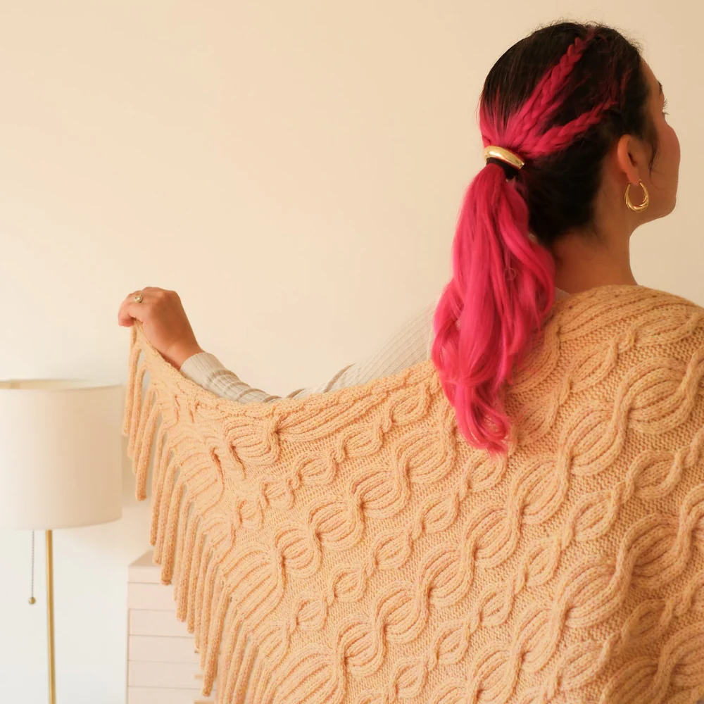 Milk Bun Shawl kit