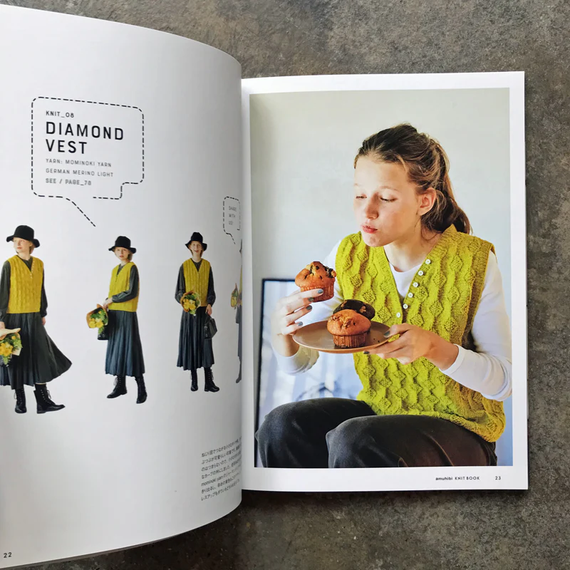 Amuhibi knit book の編みもの本 - Image 4