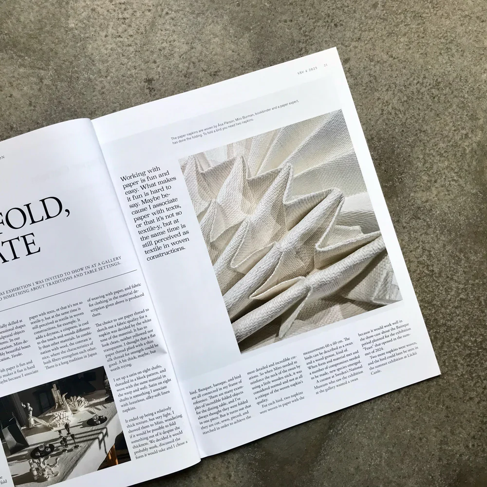 VĂV : Scandinavian Weaving Magazine issue 4 | 2025 - Image 2