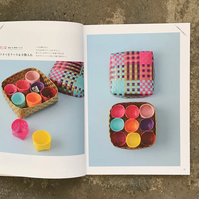 Vietnamese plastic basket made from polypropylene band PPバンドで作るベトナムのプラカゴ - Image 4
