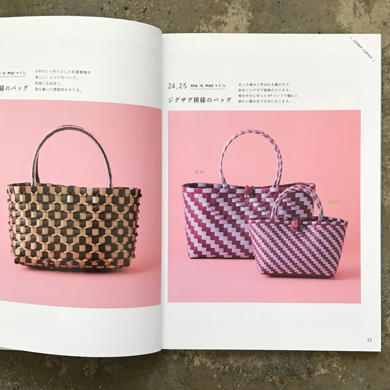 Vietnamese plastic basket made from polypropylene band PPバンドで作るベトナムのプラカゴ - Image 7