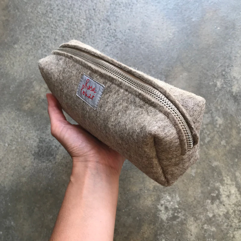 Wool felt pencil case - Image 5
