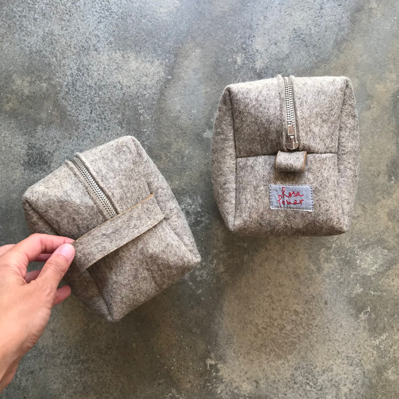 Wool felt travel pouch Wholesale - Image 5